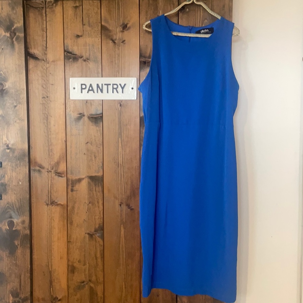 LULUS medium blue midi.